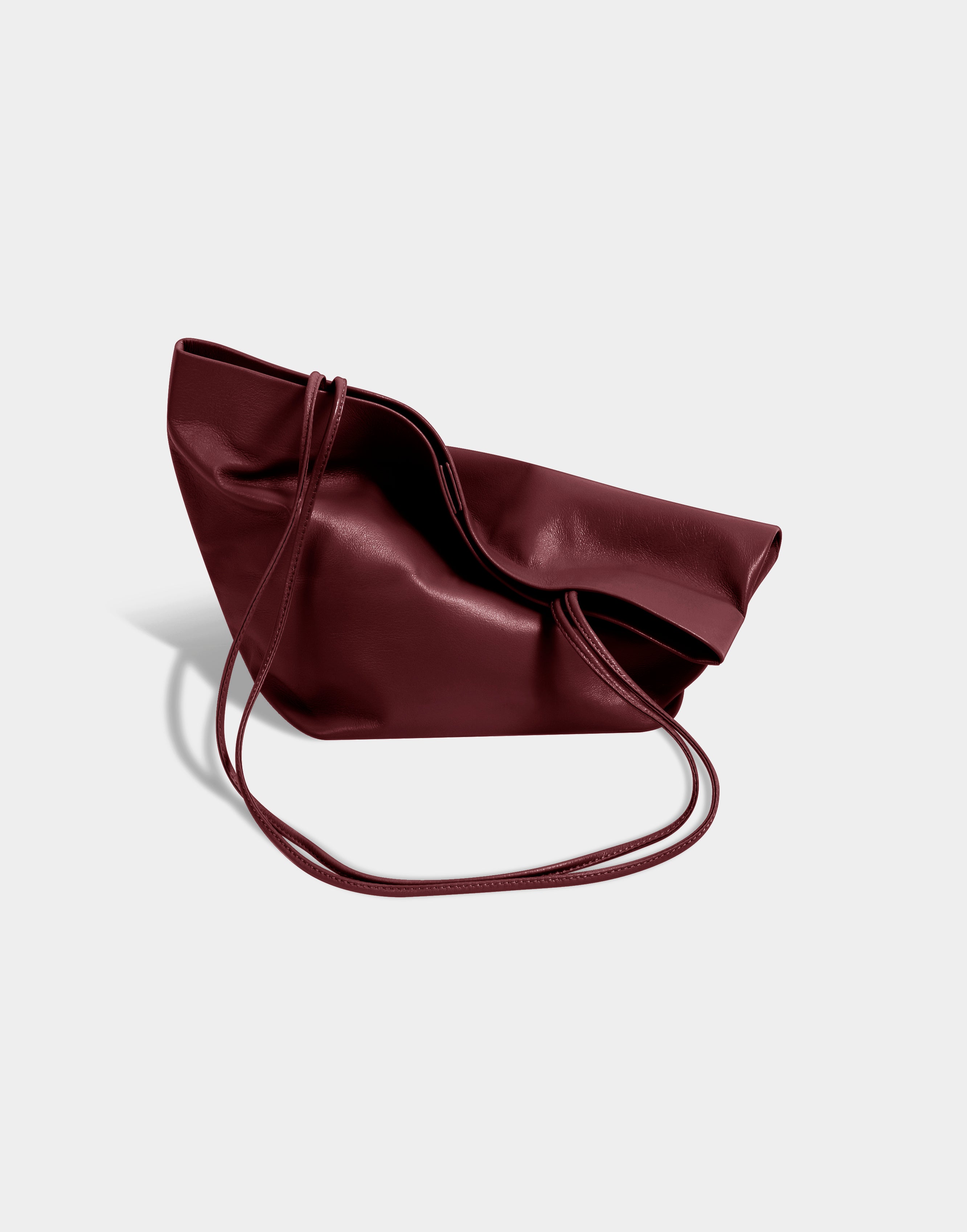 Relaxed Basket Burgundy by Modern Weaving