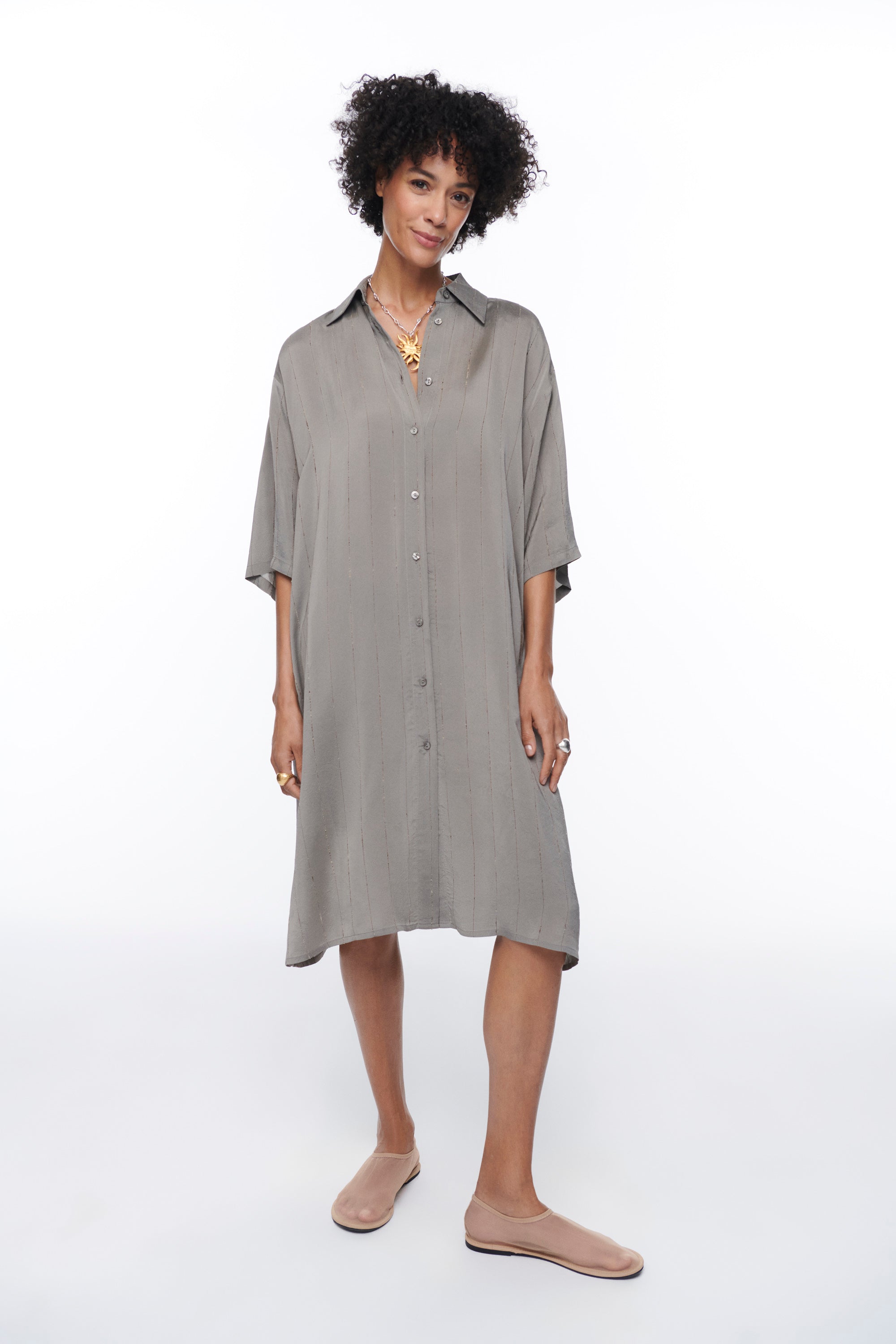 LA RAIZ SHIRT-DRESS