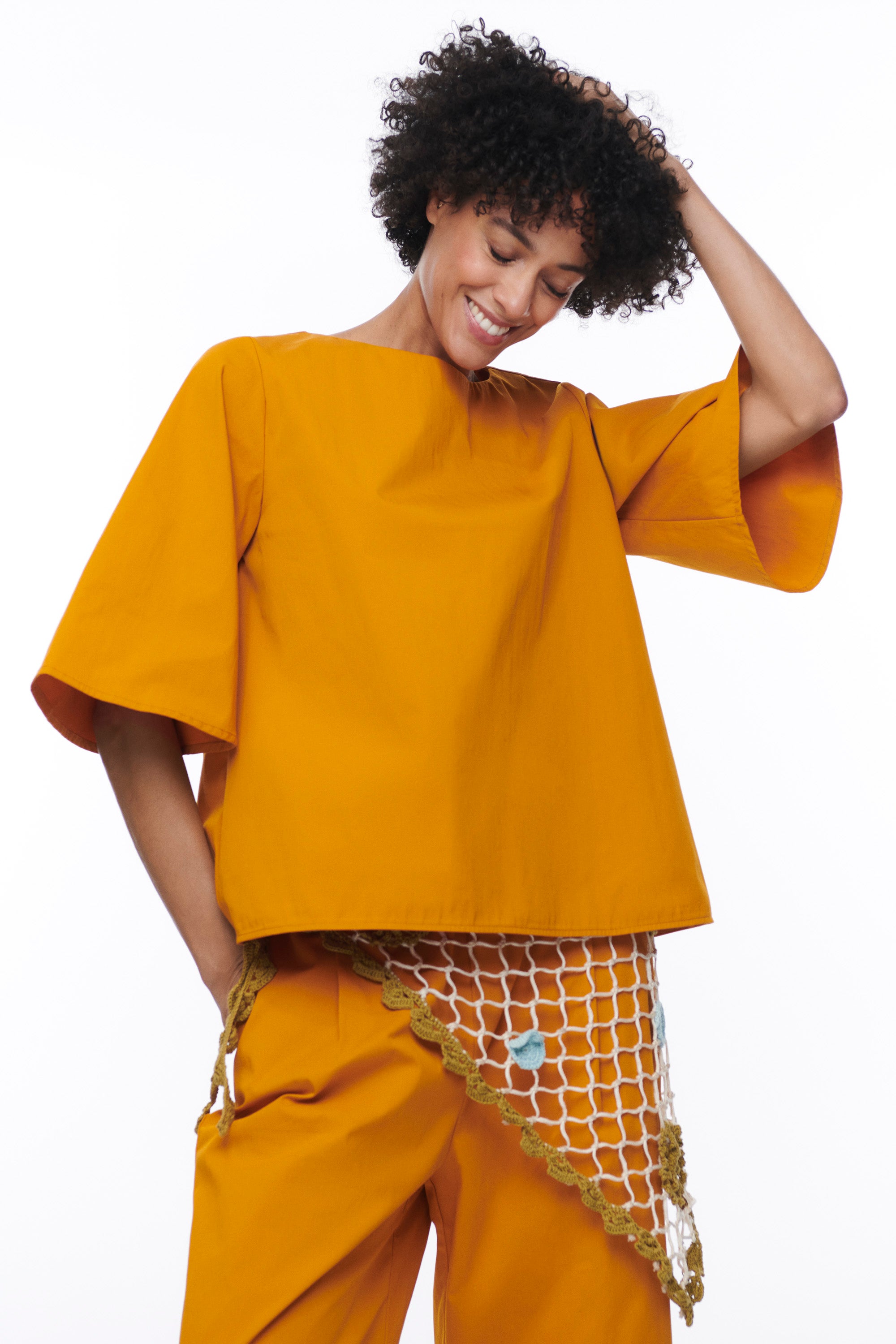 Sup Cotton Top Saffron