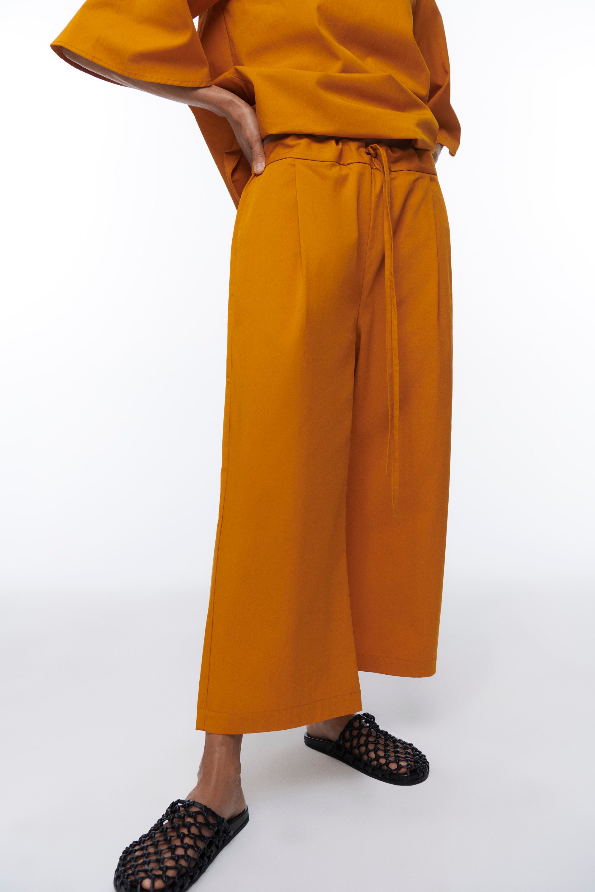 Sup Cotton Trousers Saffron