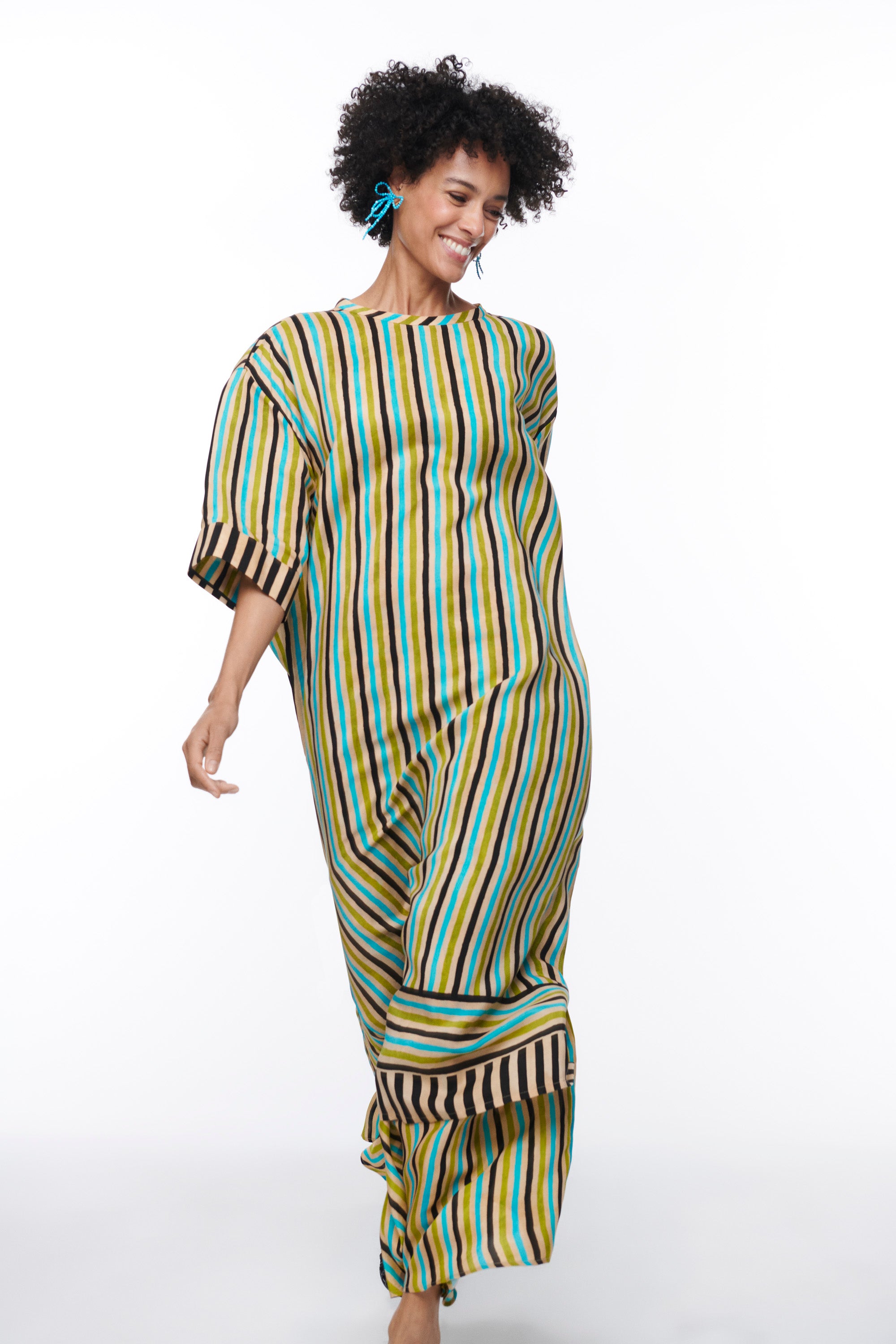 EL JARDIN SILK DRESS