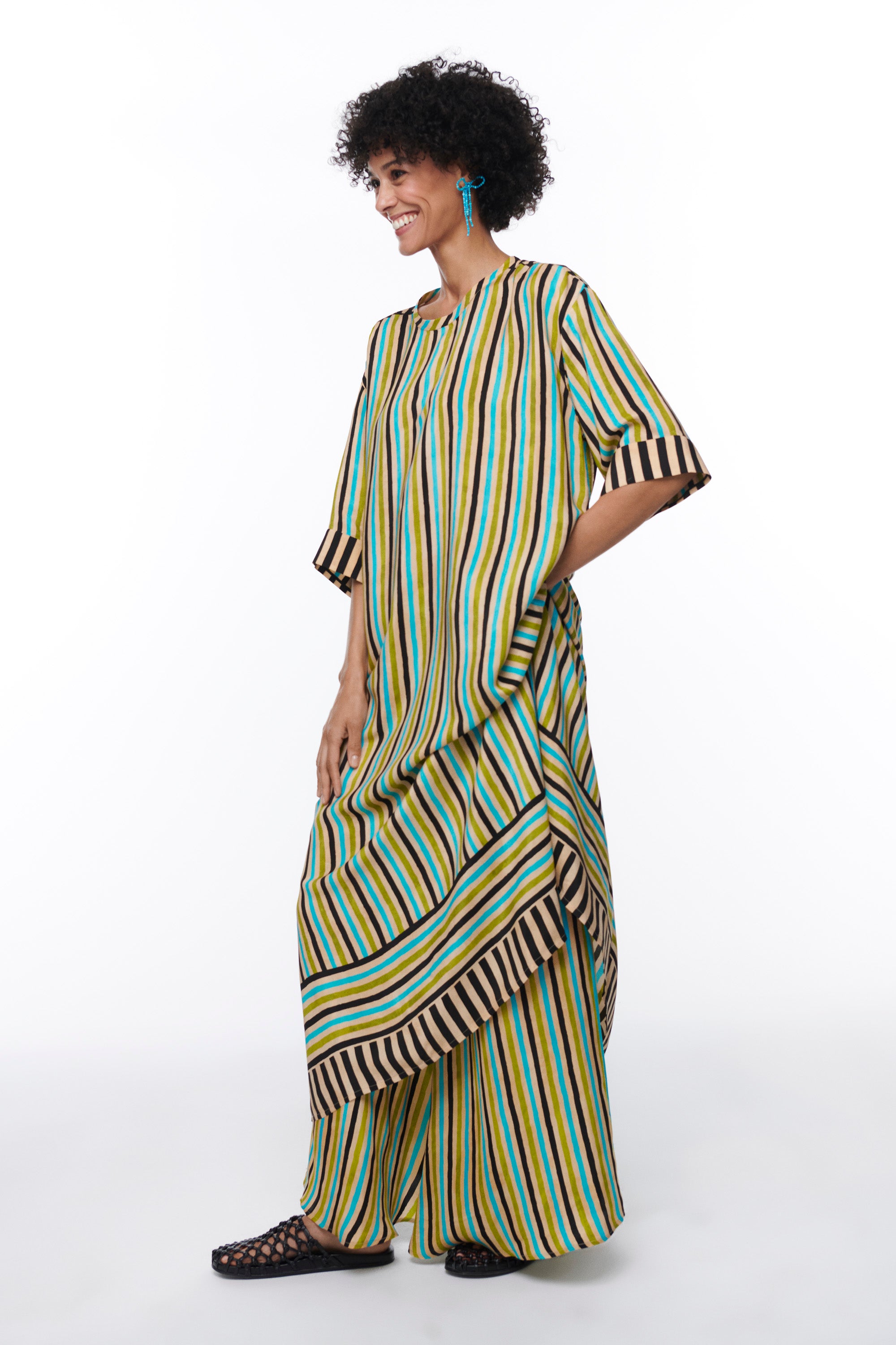 EL JARDIN SILK DRESS