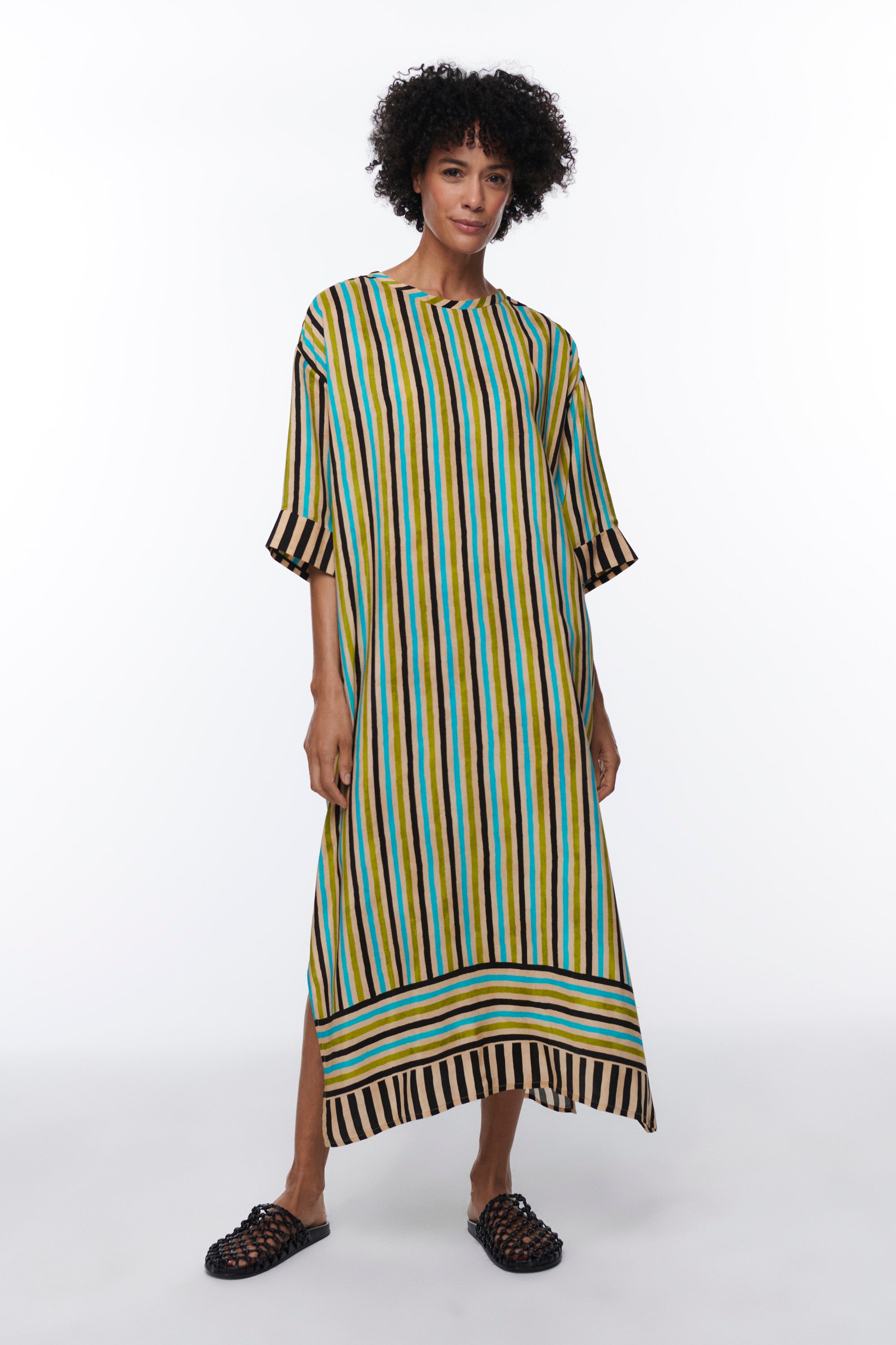 EL JARDIN SILK DRESS
