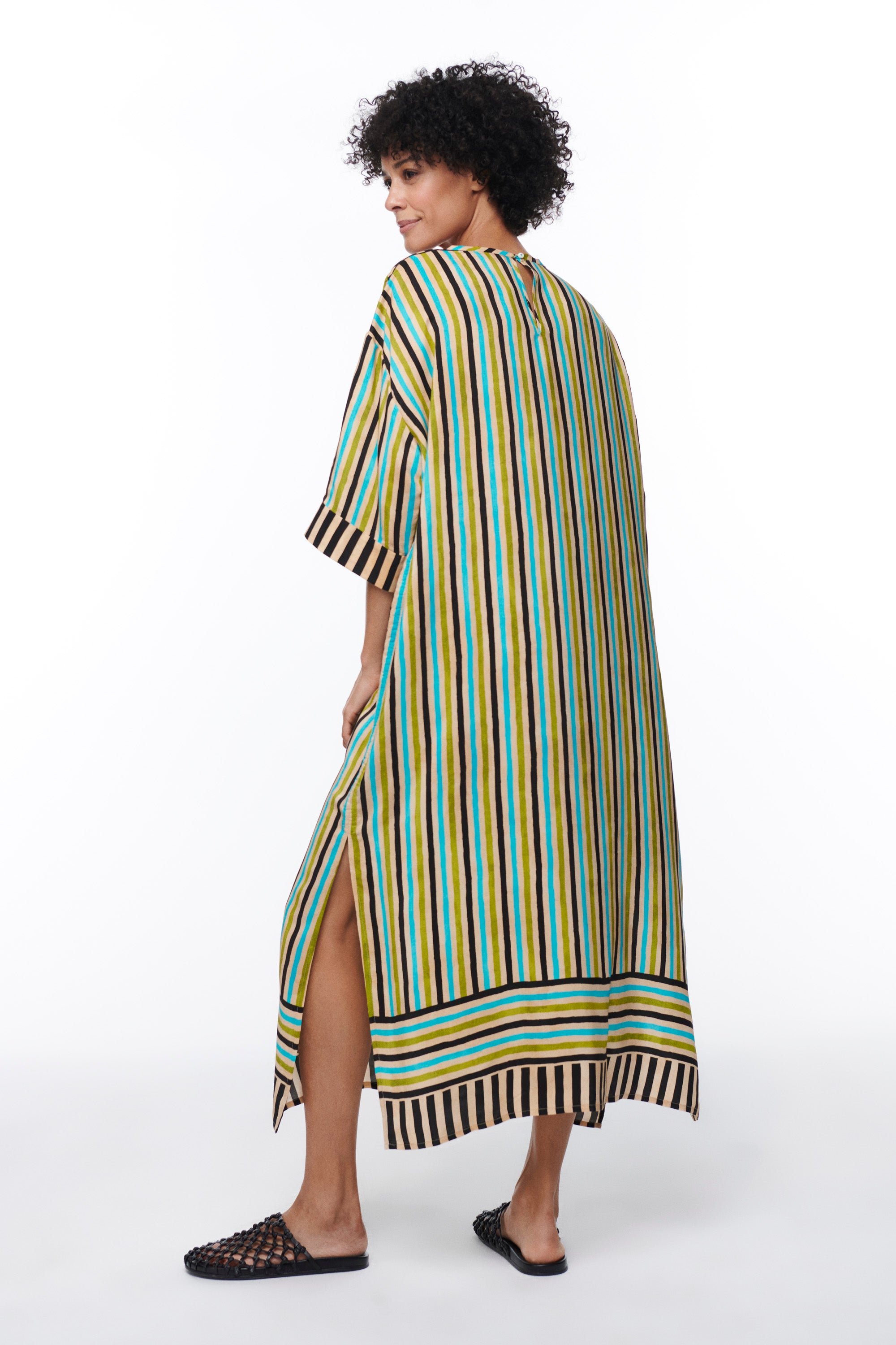 EL JARDIN SILK DRESS