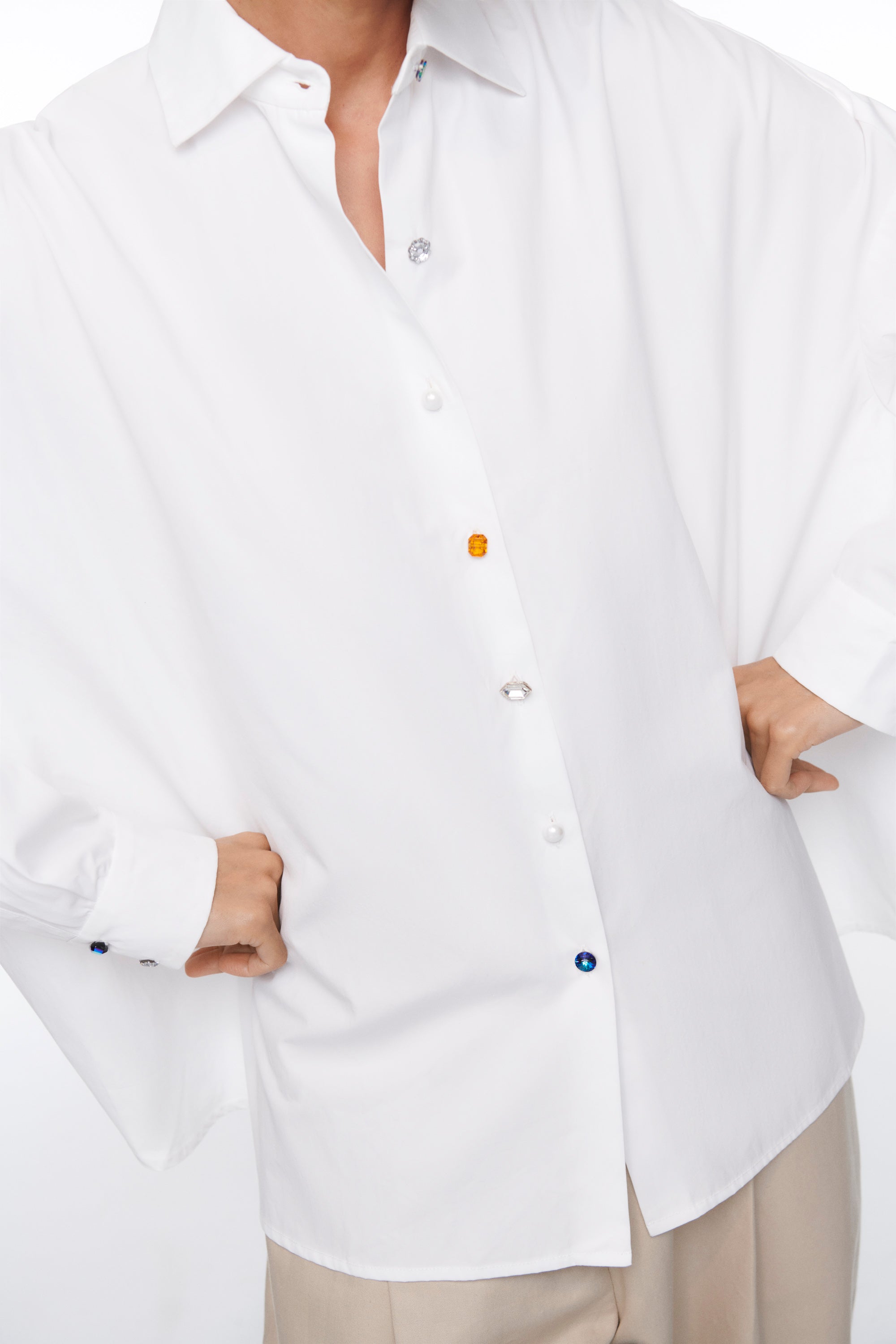 DESTELLOS SUNLIGHT SHIRT CLOUD DANCER