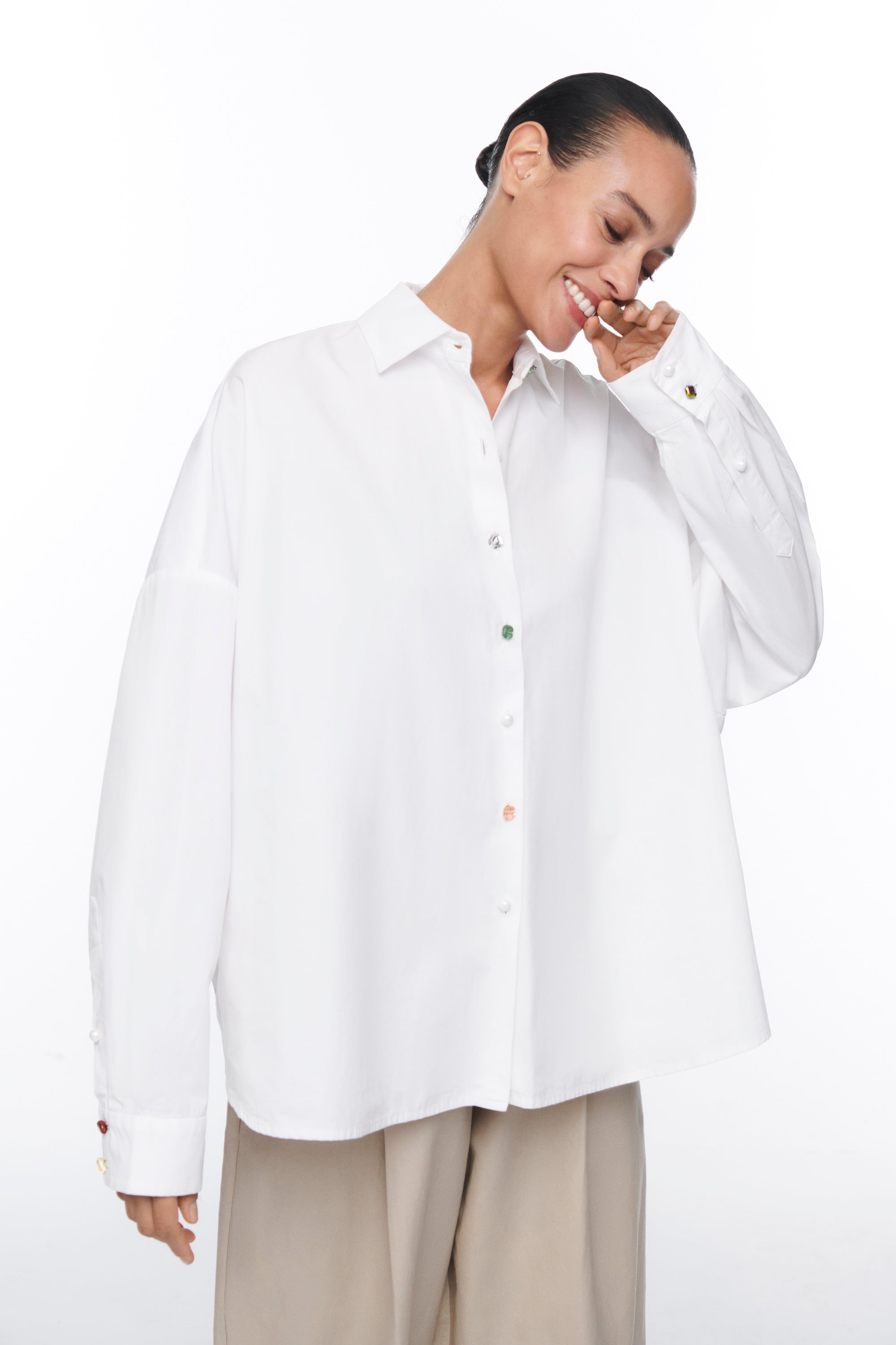 DESTELLOS EARTH SHIRT CLOUD DANCER