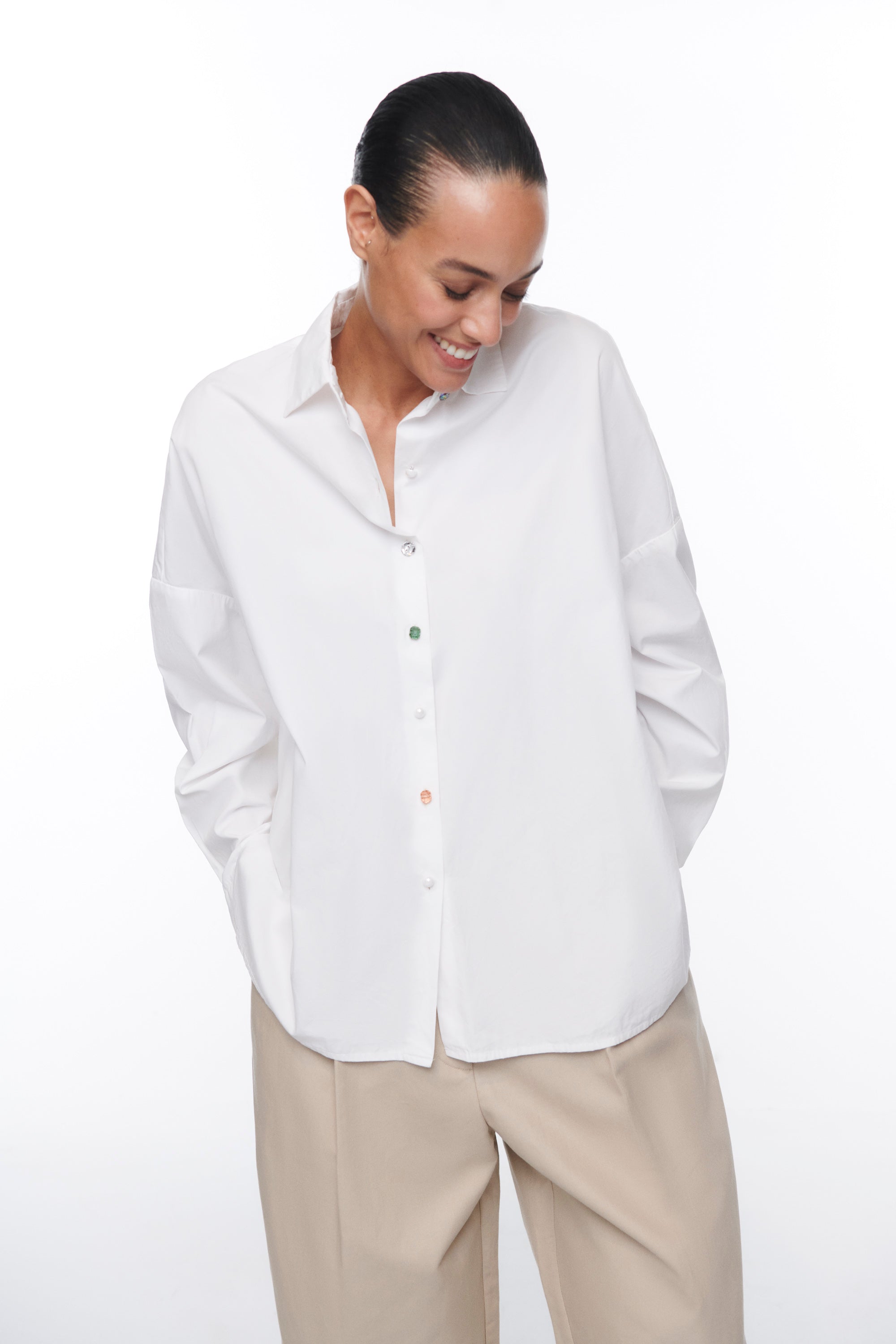 DESTELLOS EARTH SHIRT CLOUD DANCER