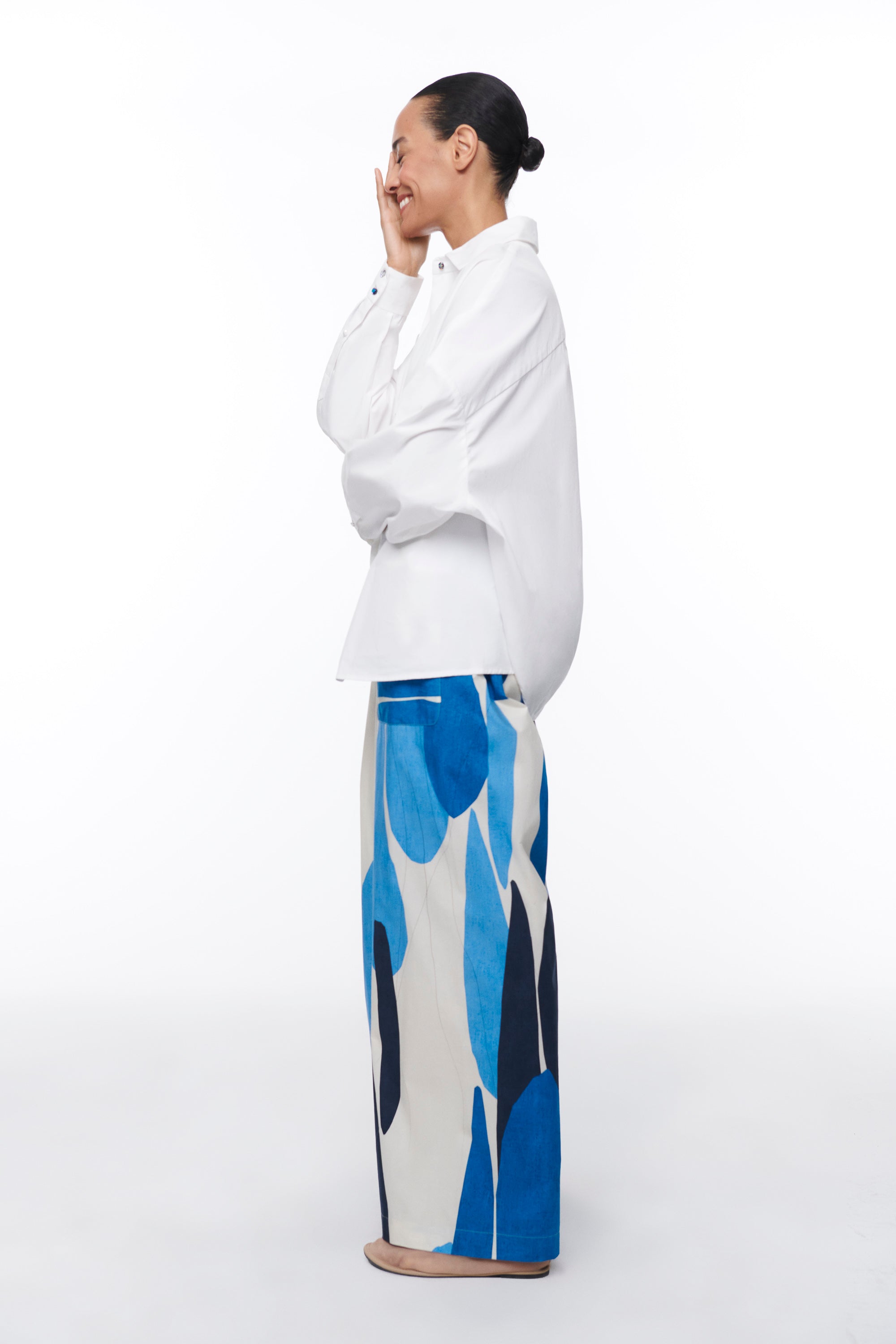 ACUARELA TROUSERS VIVID BLUE