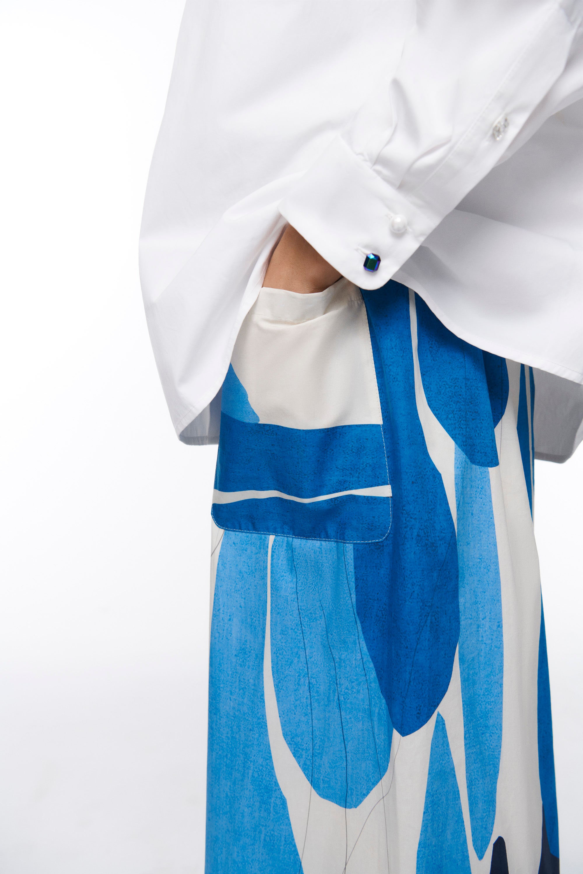 ACUARELA TROUSERS VIVID BLUE