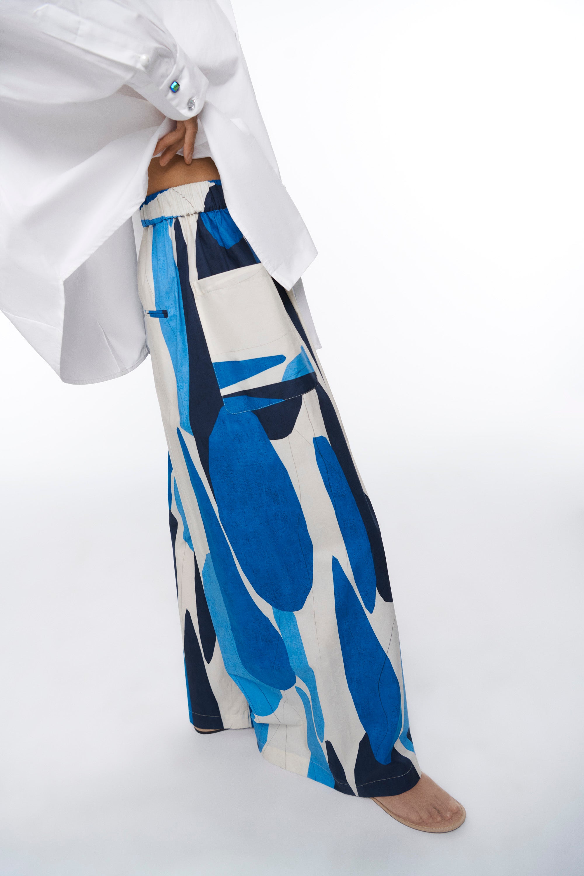ACUARELA TROUSERS VIVID BLUE