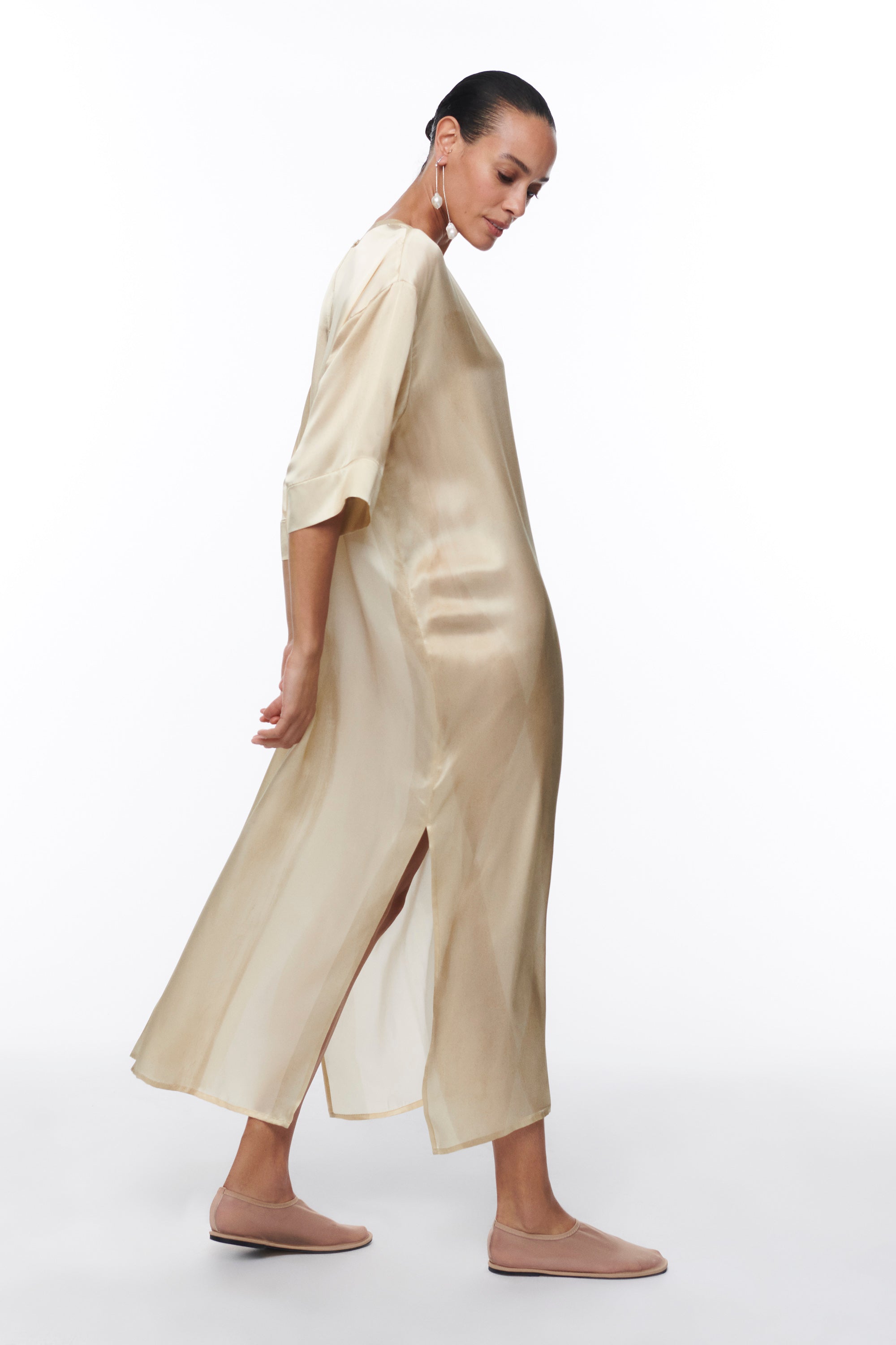 SILK DRESS SEA MIST SILK DRESS SEA MIST