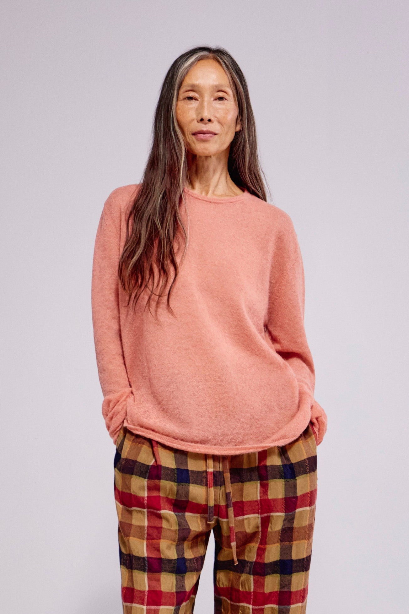 Thin Knitted Shirt Terra Cotta