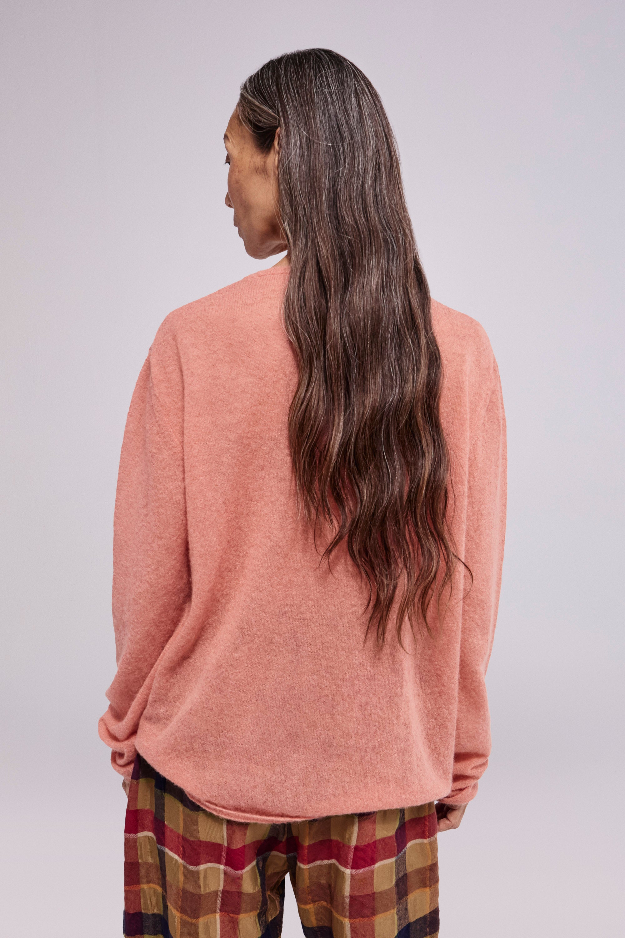 Thin Knitted Shirt Terra Cotta