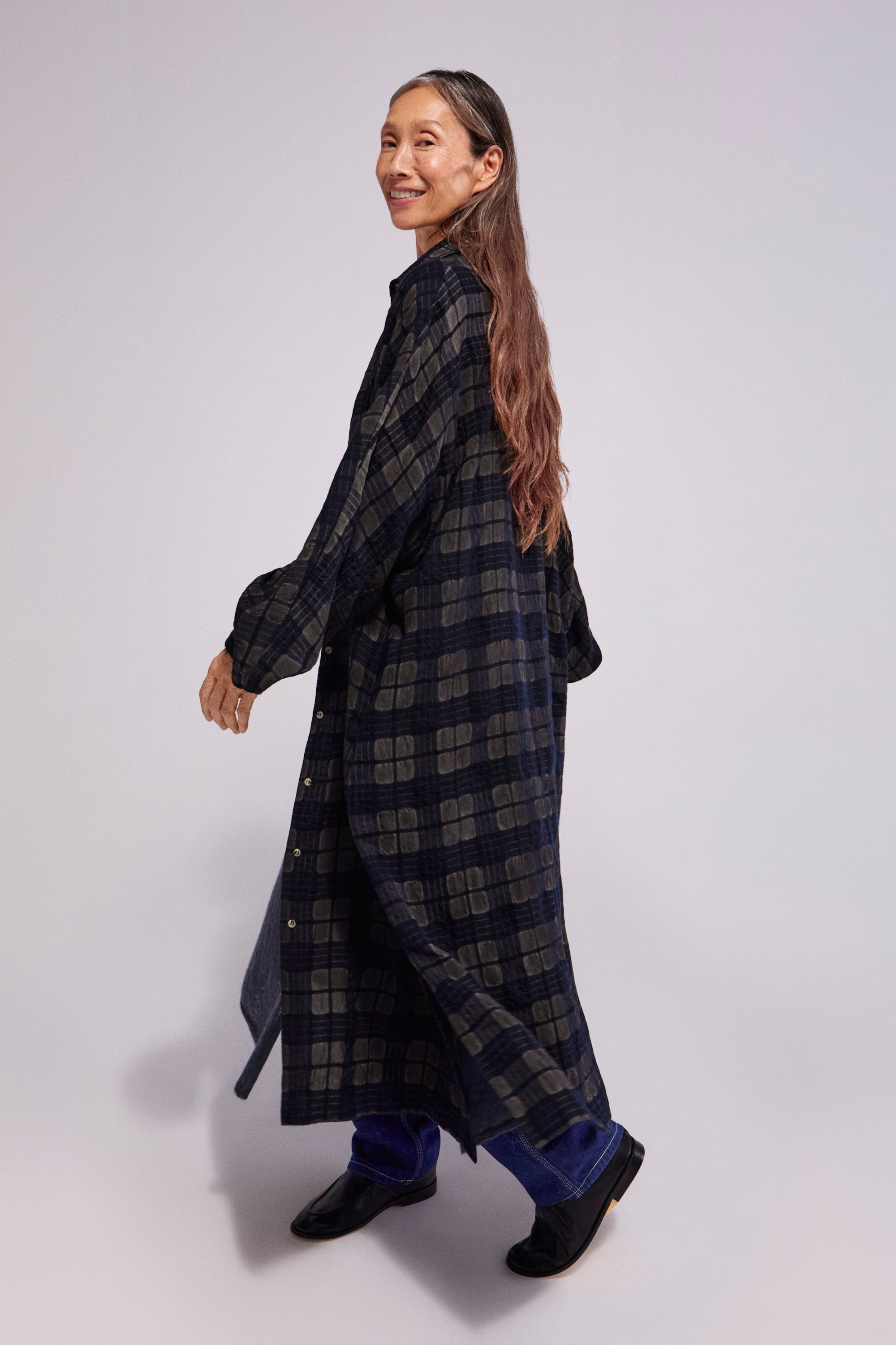 Vestido Tinto Freddo Cuadros