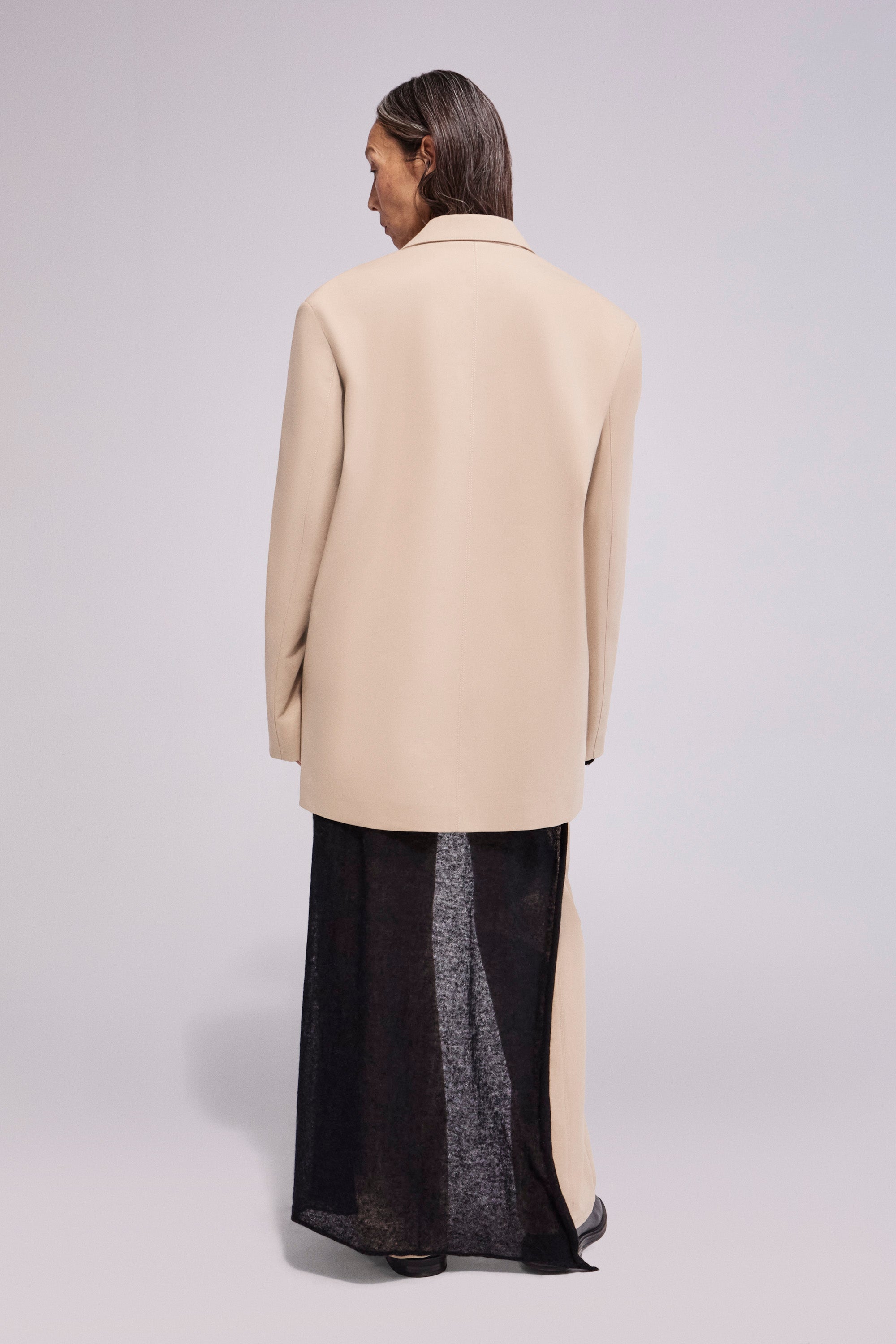Sup Cotton Blazer Almond