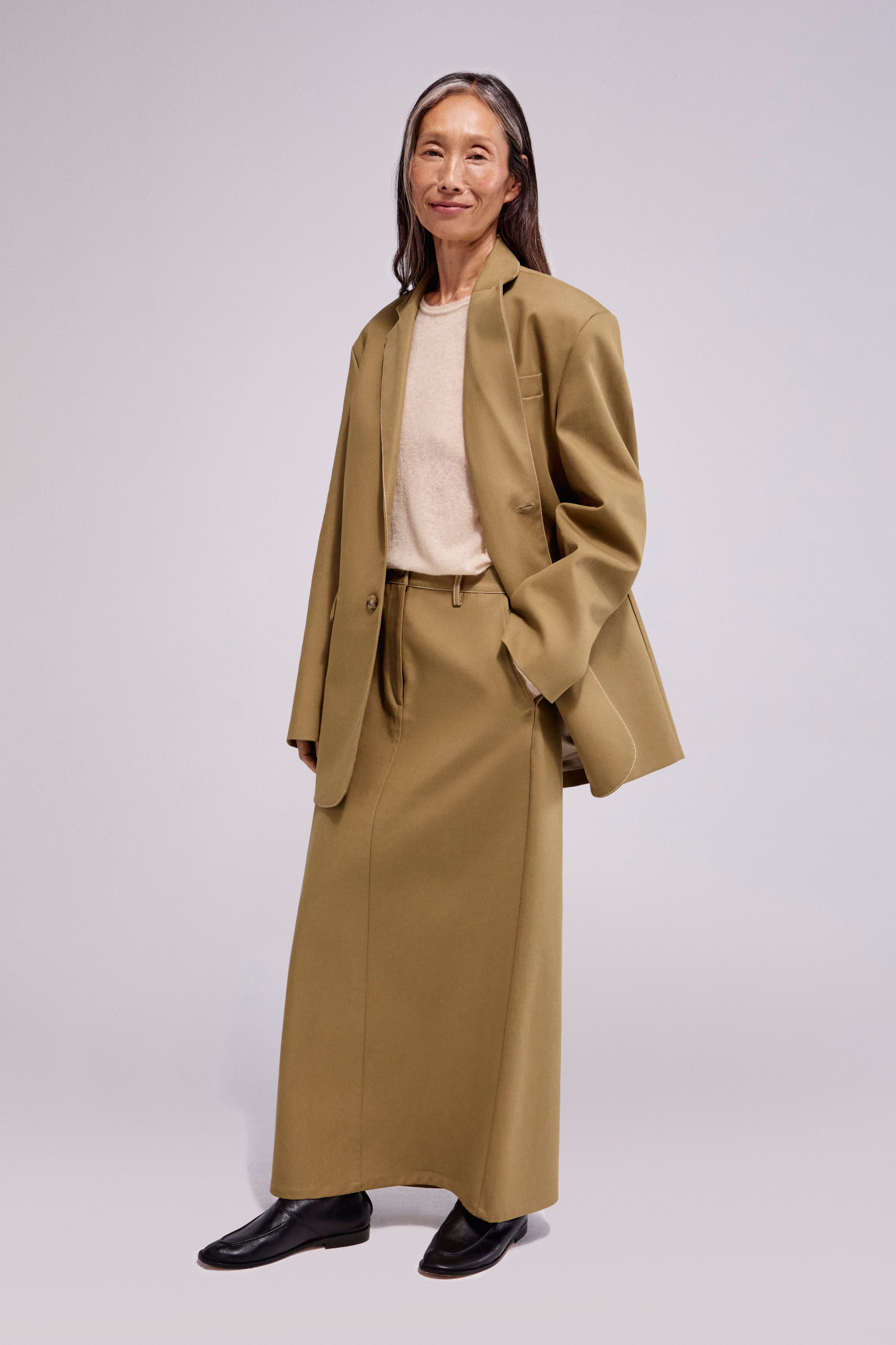 Sup Cotton Blazer Olive