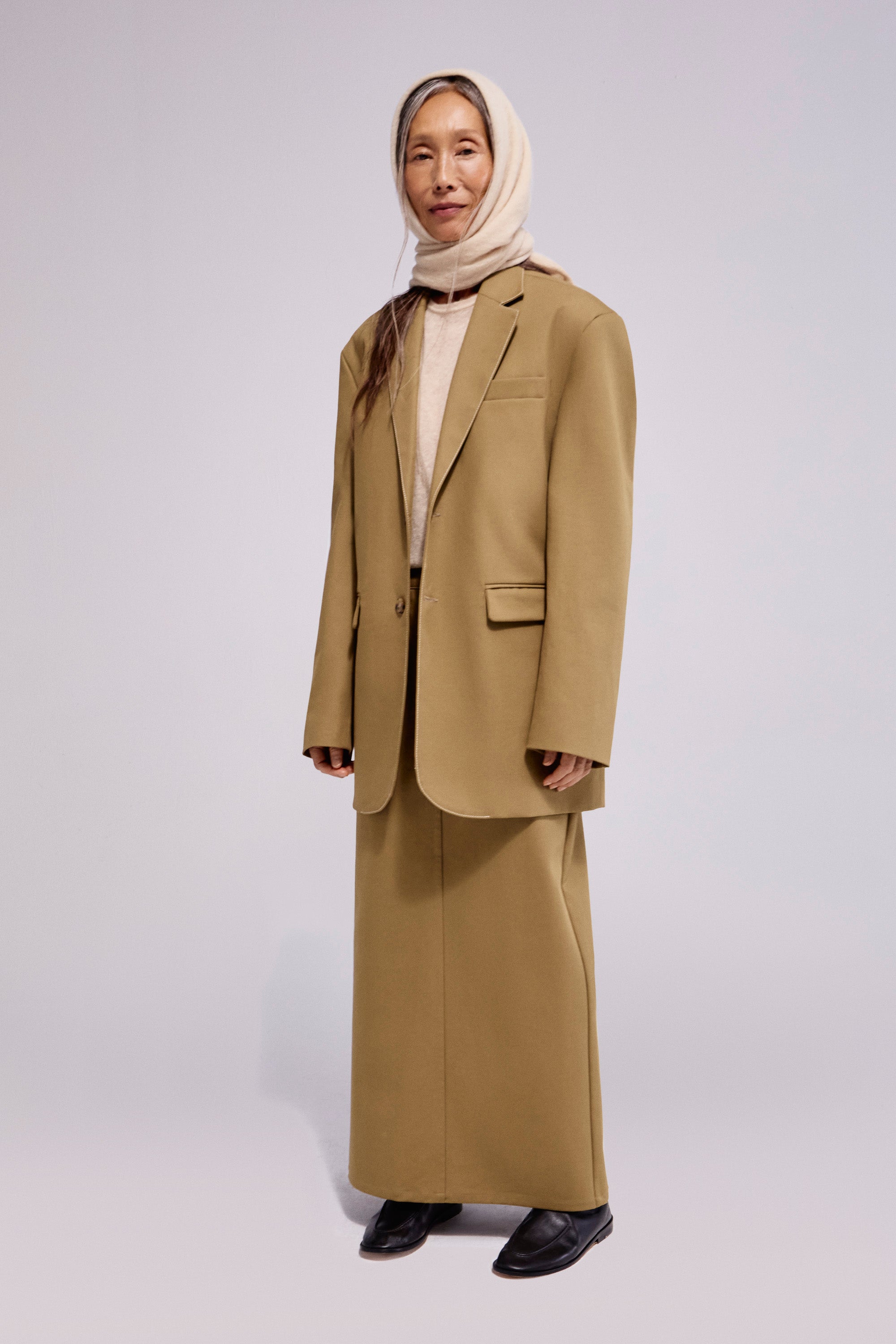 Sup Cotton Blazer Olive