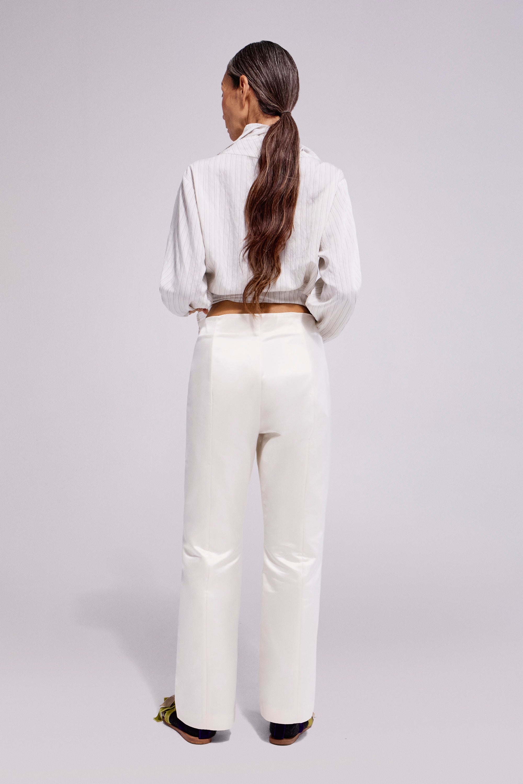 Glaced Trousers Winter White