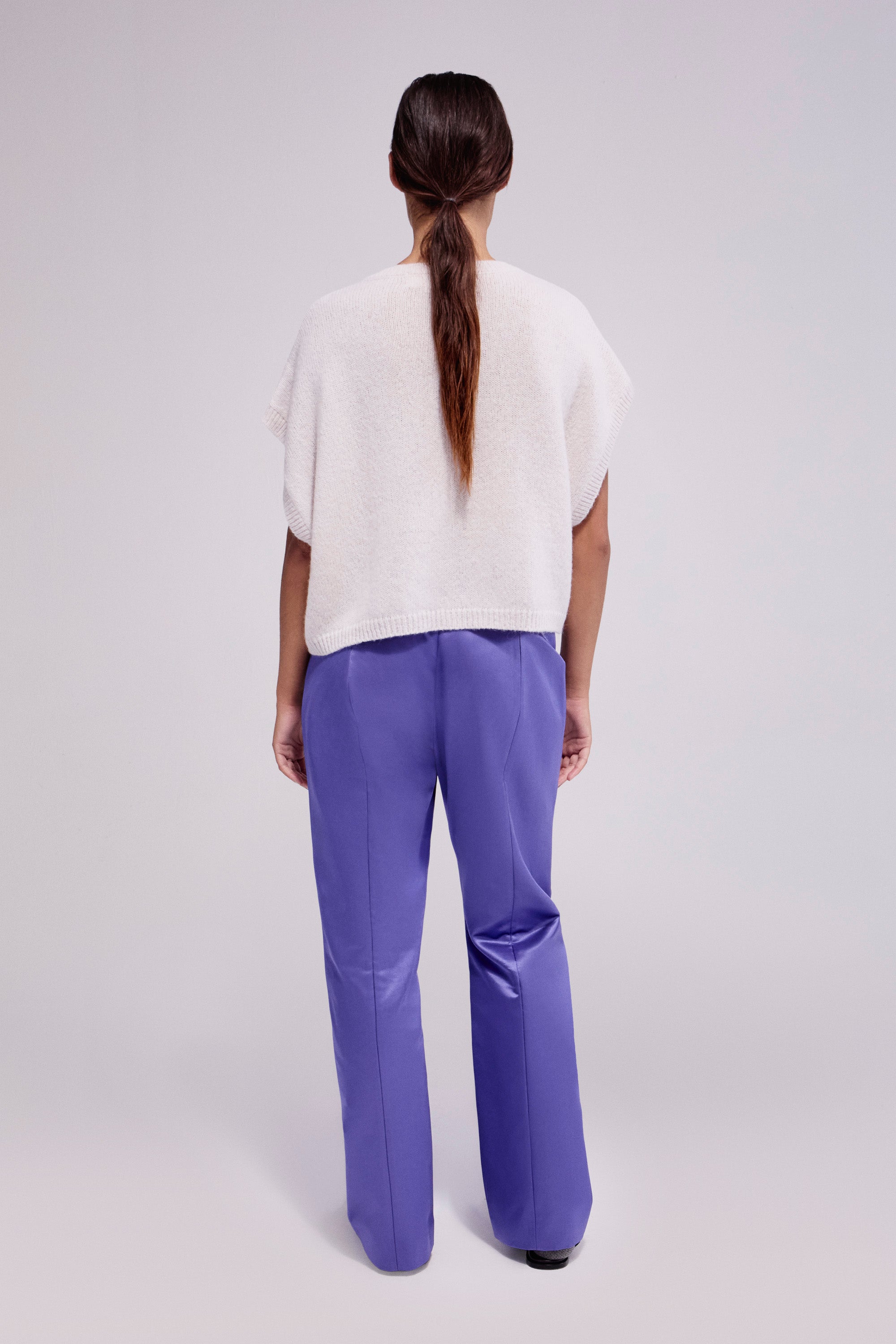 Glaced Trousers Dhalia Purple