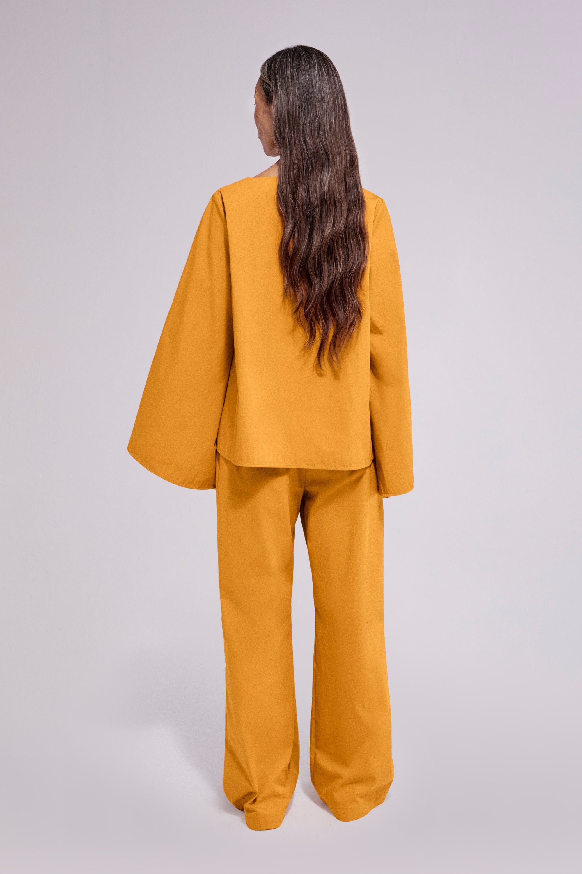 Sup Cotton Trousers Saffron