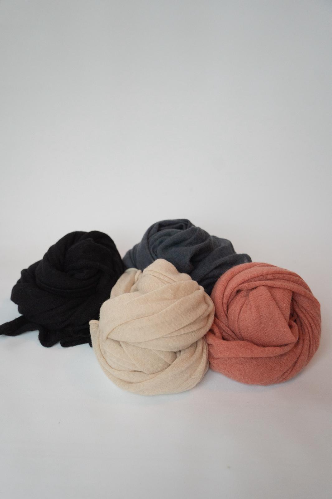 Thin Knitted Scarf After Midnight